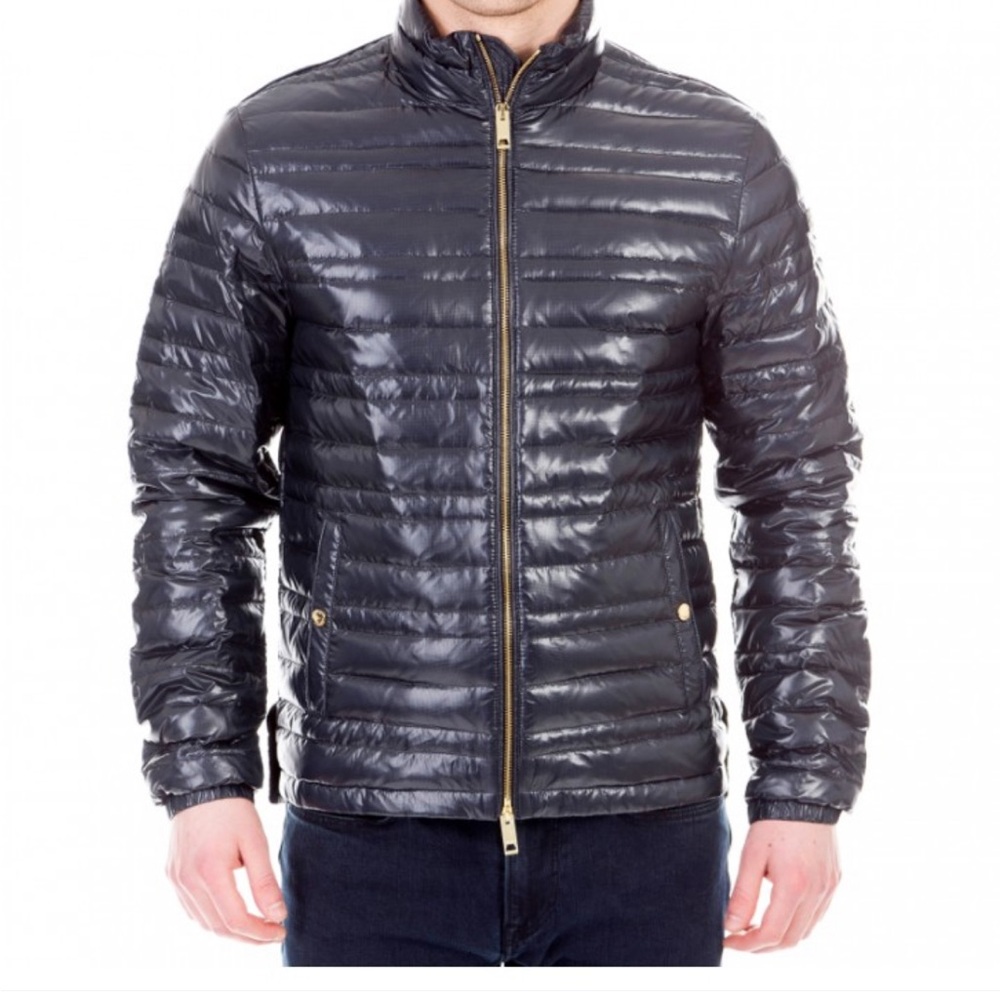 New Burberry Men’s Navy Down Jacket Coat xxl